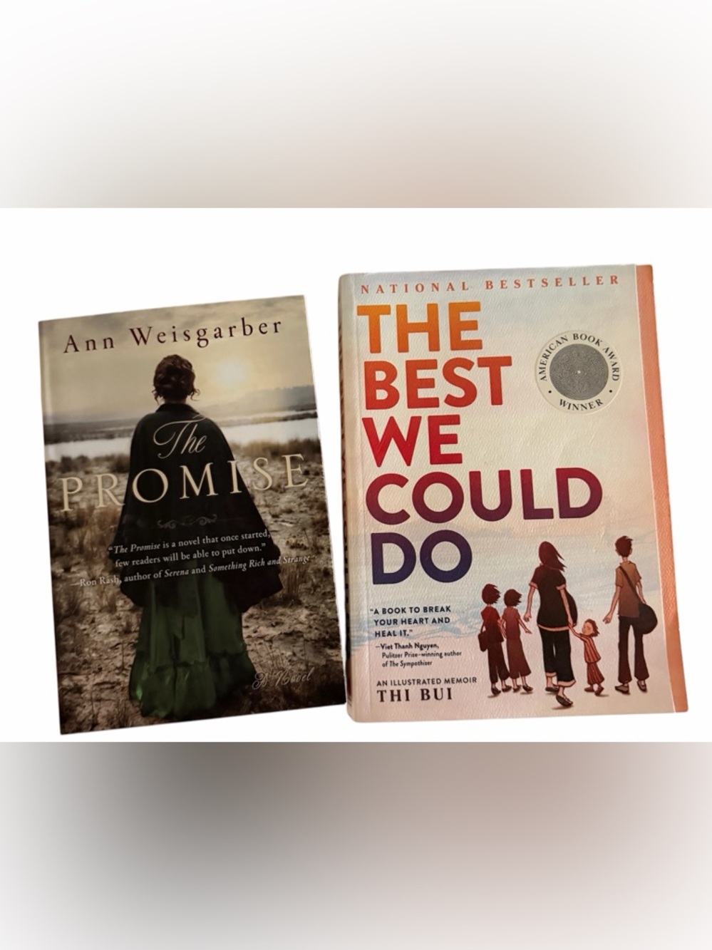 The Promise Ann Weisgarber Paperback + The Best We Could Do Thi Bui Paperback